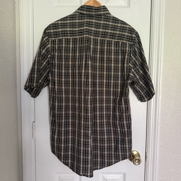 NWT Carhartt Men’s Button Up Plaid Shirt Medium 100% cotton - Picture 2 of 7